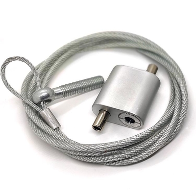 Kit V - pince instantanée convenable de suspension de câble métallique de câble de bouclage de crochet pour des systèmes de ventilation