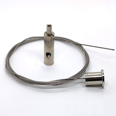 Bride de fil de pince de câble de Kit Stainless Steel Wire Rope de suspension de voyant de LED