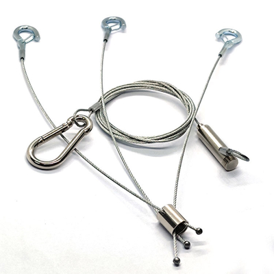 Suspension debout libre accrochante Kit Adjustable Flower Hanging System de câble métallique de lumière d'usine