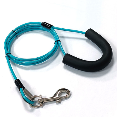 Laisse réglable de fil d'acier de sécurité de longueur pour la laisse escamotable de chien de confort flexible de harnais de sécurité de chiot d'animal familier de chien