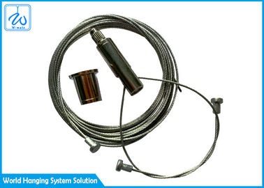 Kit de suspension de plafonnier de pince de câble de garnitures de câble d'avions pour les plafonniers d'intérieur