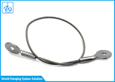 La corde de fil d'acier lance l'oeil de câble de sécurité de ressort d'extension et temps d'oeil le long