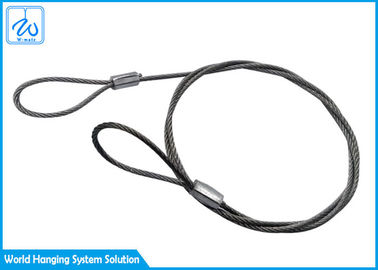 Boucle de câble métallique d'extrémités de câble d'outil de lanière de sécurité pour des systèmes de la suspension de fil