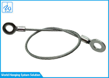 Le câble métallique d'acier inoxydable de corde de sécurité de Saveking fournit des oeillets la corde en nylon enduite de PVC