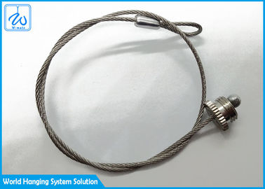 Corde acoustique de fil d'acier de cintre de Kit Acoustic Attach Gripper Cable de suspension de plafond pour la bride