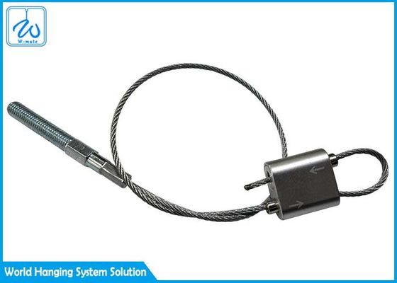 Facile d'ajuster la pince en acier de câble de 1.5mm avec des boucles à accrocher de canalisation de la CAHT