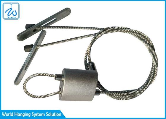 Pinces de câble de serrure de poignée avec le bouclage pour le système d'éclairage suspendu de câble