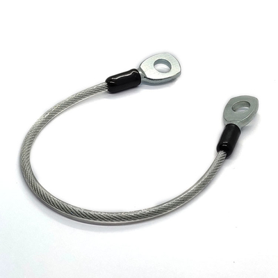 Corde en acier pour allumer le câble métallique flexible d'acier inoxydable Rod With Eyelet