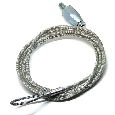 Corde de fil d'acier sertie par replis avec le kit à bascule de suspension de pince de câble de crochet instantané