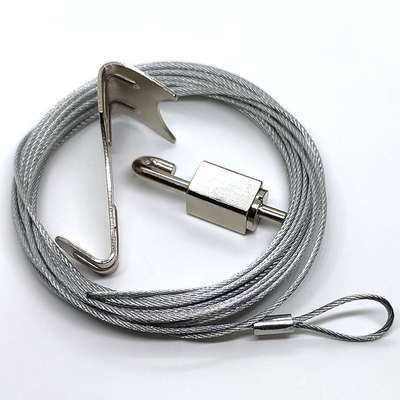 Câble métallique d'Art Hook Cable Gripper Nylon de galerie avec le bouclage pour l'image accrochante