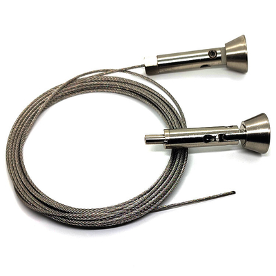 Fil accrochant de pince de câble réglable de bride de câble métallique de Kit With Galvanized Winch Cable de suspension d'air
