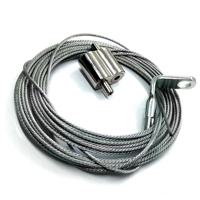 Suspension de bouclage en alliage de zinc Kit For Lighting de fil de pince de peinture de nickel
