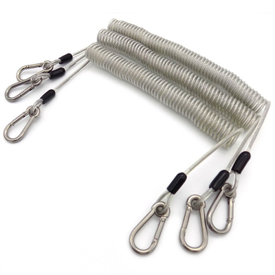 La meilleure lanière de vente de protection de Lanyard Safety Spring Tool Fall d'outil de bobine de casque antichoc