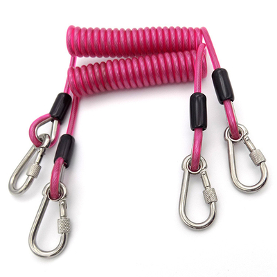 La meilleure lanière de vente de protection de Lanyard Safety Spring Tool Fall d'outil de bobine de casque antichoc