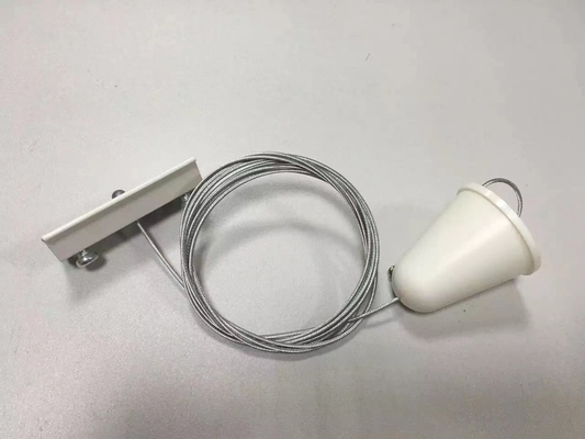 Voie allumant des kits de suspension avec le support de bride et de câble de câble métallique de Griplock