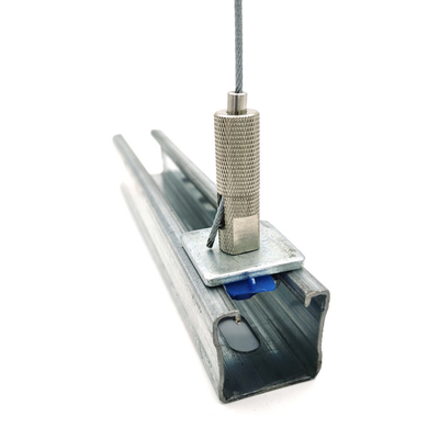 Fixation de Supportage kits de suspension de 3 pouces avec la pince flamande de plafond de bride et de fil de câble métallique d'oeil