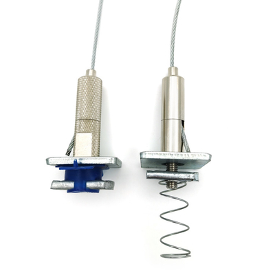 Fixation de Supportage kits de suspension de 3 pouces avec la pince flamande de plafond de bride et de fil de câble métallique d'oeil