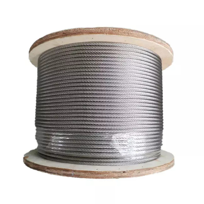 L'acier galvanisé entassent en vrac câble Irwc 6 x corde du fil d'acier 19