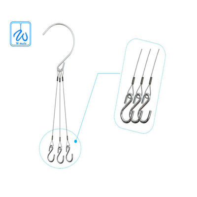 Pot de fleur réglable accrochant le kit de suspension de fil de Kit Three Legs Plant Pot