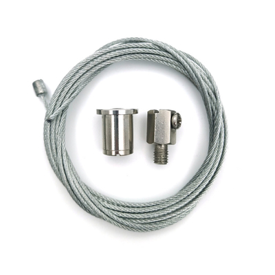 Le câble métallique duplex coupe allumer le système de la suspension pendant Kit Wire Rope Cable Gripper