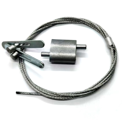 Fil de haute résistance fermant à clef le système de la suspension séismique en acier de parenthèse de modification de pince de câble