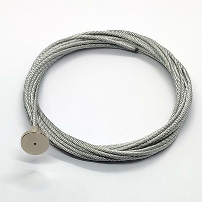 Bride flexible 7X7 Lanyard Stainless Steel Wire Rope de câble de terminal de forme de T