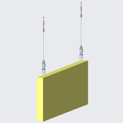 Facile à réparer Connectez l'absorbeur d'ancrage du panneau acoustique
