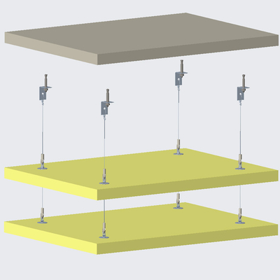 Ancrage de l'absorbeur de plafond Kit de suspension réglable Connectez le crochet de sécurité