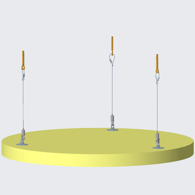 Connectez l'absorbeur avec le kit de fil réglable pour le système de suspension du plafond acoustique