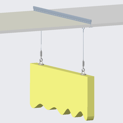 T Bar Twist Clip avec fixation de la fin de canon de prise pour la grille de plafond suspendue