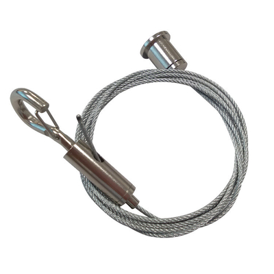 Kit de suspension de câble plafond monté système de pinceau de câble métallique pour les panneaux d'amortissement du son