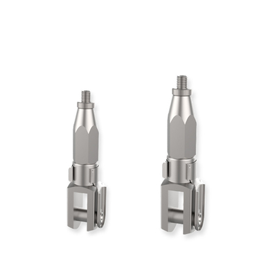 7x7 ou 7x19 Flexi-Grip,Gripper à fourchette avec pinceau Construction et finition du câble nickelé