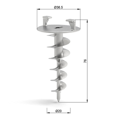 Matériau absorbant le son Système de suspension efficace Construction flexible Plafond absorbant le son