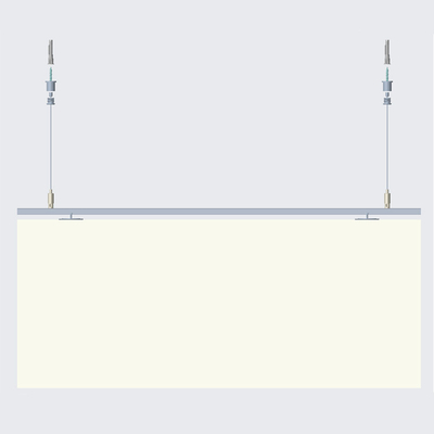 Matériau absorbant le son Système de suspension efficace Construction flexible Plafond absorbant le son