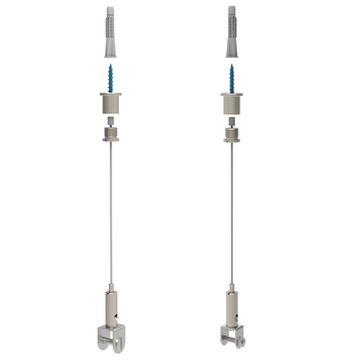 Facile à installer de haute qualité de fil et de câble jig avec source lumineuse LED lampe de plafond U-clampe