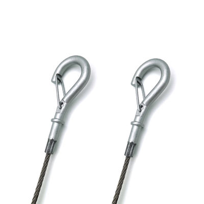 Kit de suspension pour le haut-parleur suspendu Sécurité câble en acier inoxydable câble de fil pour le plafond haut-parleur monté plafond ajouter la sécurité pour accrocher la lumière,verrouiller la caméra,diy haut-parleur dans le hall, bar, exposition, magasin