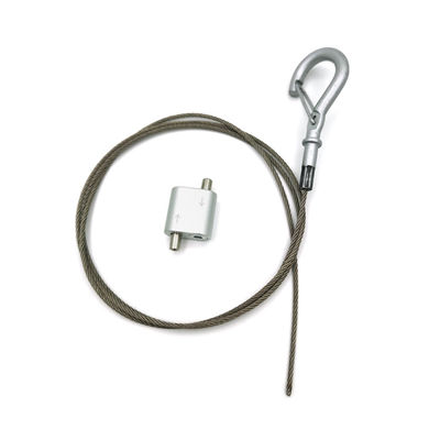 Grippe à câble en boucle avec un câble suspendu à crochet pour la ventilation