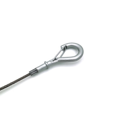 Le système de câbles suspendus à l'aide d'une pince à câble en boucle pour la ventilation est un câble de câble en boucle, taille 3,0*4500 mm