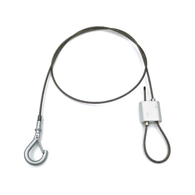 Le système de câbles suspendus à l'aide d'une pince à câble en boucle pour la ventilation est un câble de câble en boucle, taille 3,0*4500 mm