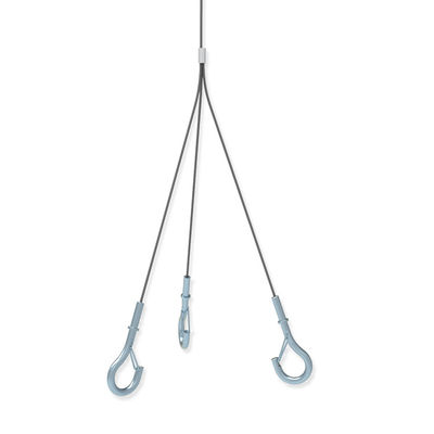 Kit de harnais de suspension de haut-parleur pour haut-parleur de plafond central avec carabineur 2.0/3.2xxX6MM