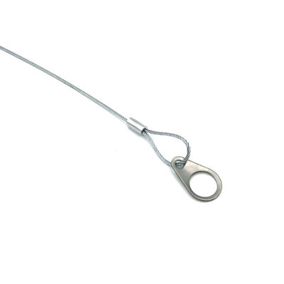 Sécurité du haut-parleur câble en acier inoxydable câble de sécurité câble pour le plafond haut-parleur monté sur le plafond ou sur le mur ajouter la sécurité pour accrocher la lumière de verrouillage de la caméra haut-parleur bricolage dans le hall de l'exposition de bar de voiture