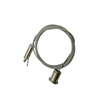 Kit d'éclairage à suspension par câble en acier inoxydable pour faux plafond