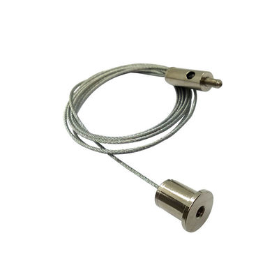 Kit d'éclairage à suspension par câble en acier inoxydable pour faux plafond