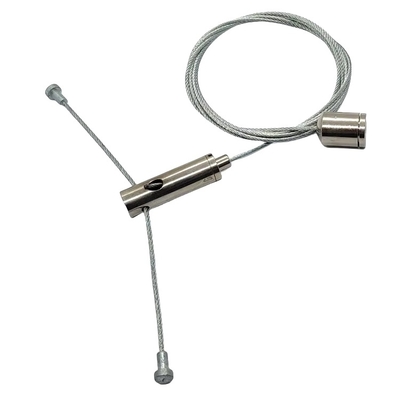 Kit de système d'éclairage de plafond à fil suspendu en acier inoxydable