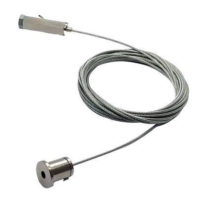 Kit de système d'éclairage de plafond à fil suspendu en acier inoxydable