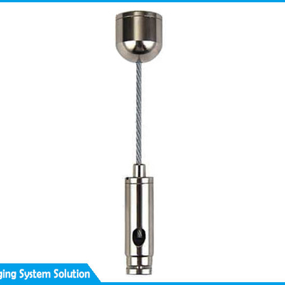 Kit de suspension de plafond en acier inoxydable avec câble métallique et serre-câble