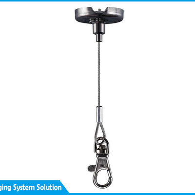 Kit de suspension de plafond en acier inoxydable avec câble métallique et serre-câble