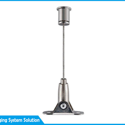Kit de suspension de plafond en acier inoxydable avec câble métallique et serre-câble