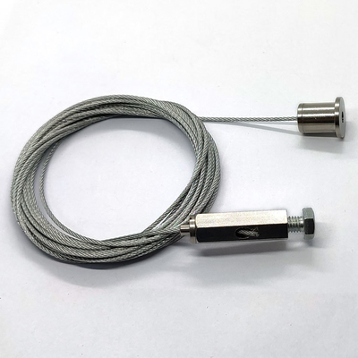Kit de suspension d'éclairage LED en acier inoxydable pour panneaux lumineux