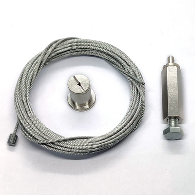 Kit de suspension d'éclairage LED en acier inoxydable pour panneaux lumineux